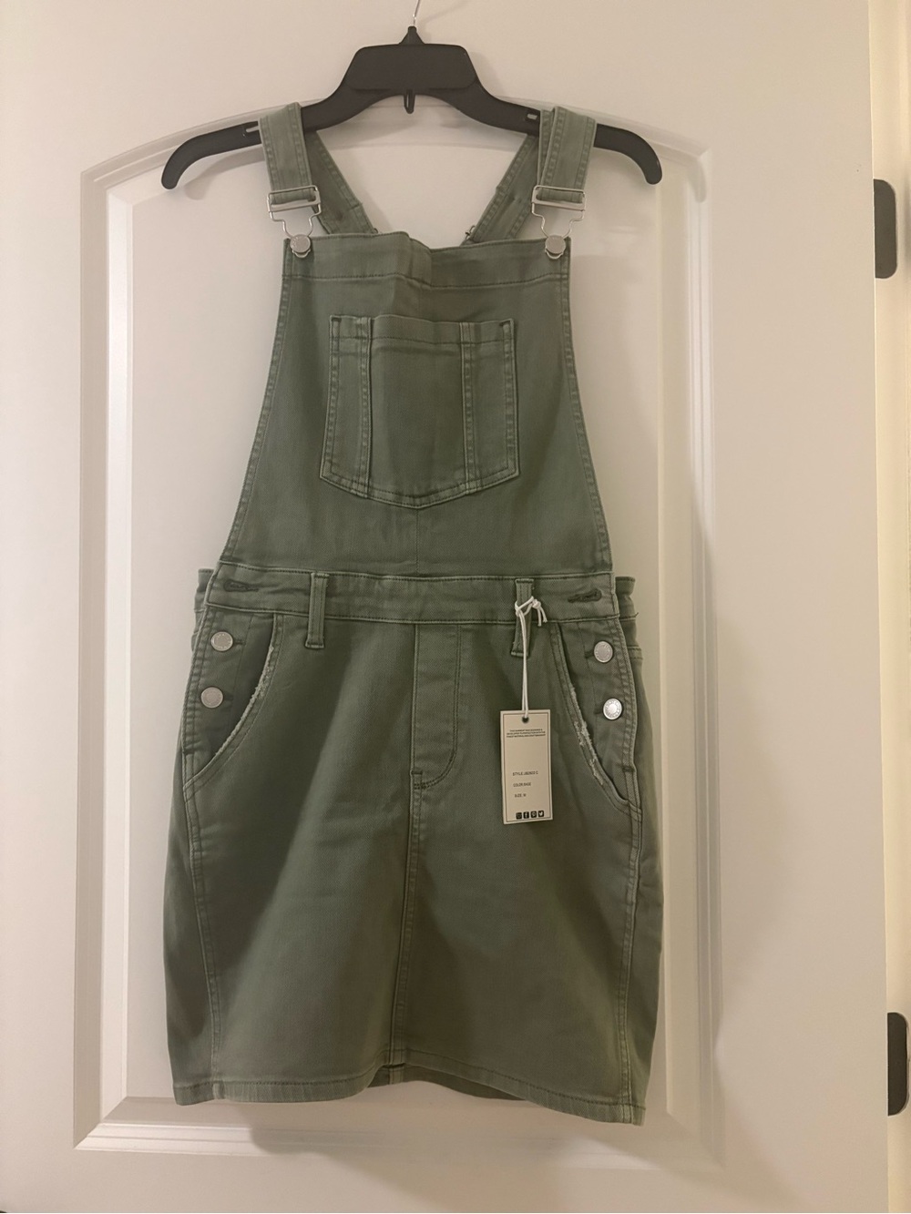 Judy Blue Olive Green Overall Skirt